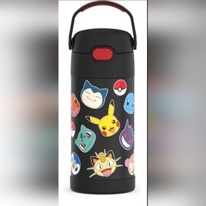Kids water bottle, Thermos Funtainer 12 Ounce Bottle, Pokemon